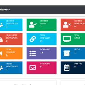 Painel para gerenciamento de listas IPTV 6.1.1