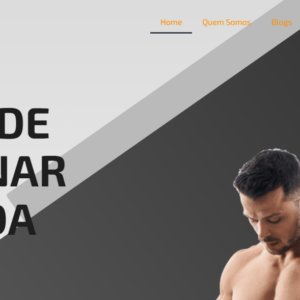 Landing page para personal trainer ou academia